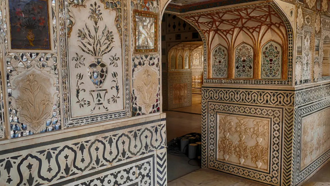 Mirror Decorations Sheesh Mahal India