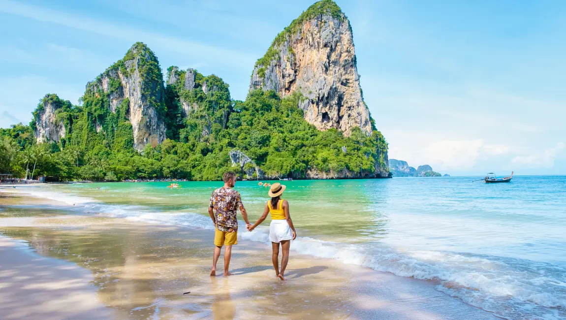 Railay beach Krabi Thailand
