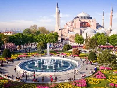 Hagia Sophia in Istanbul Turkey