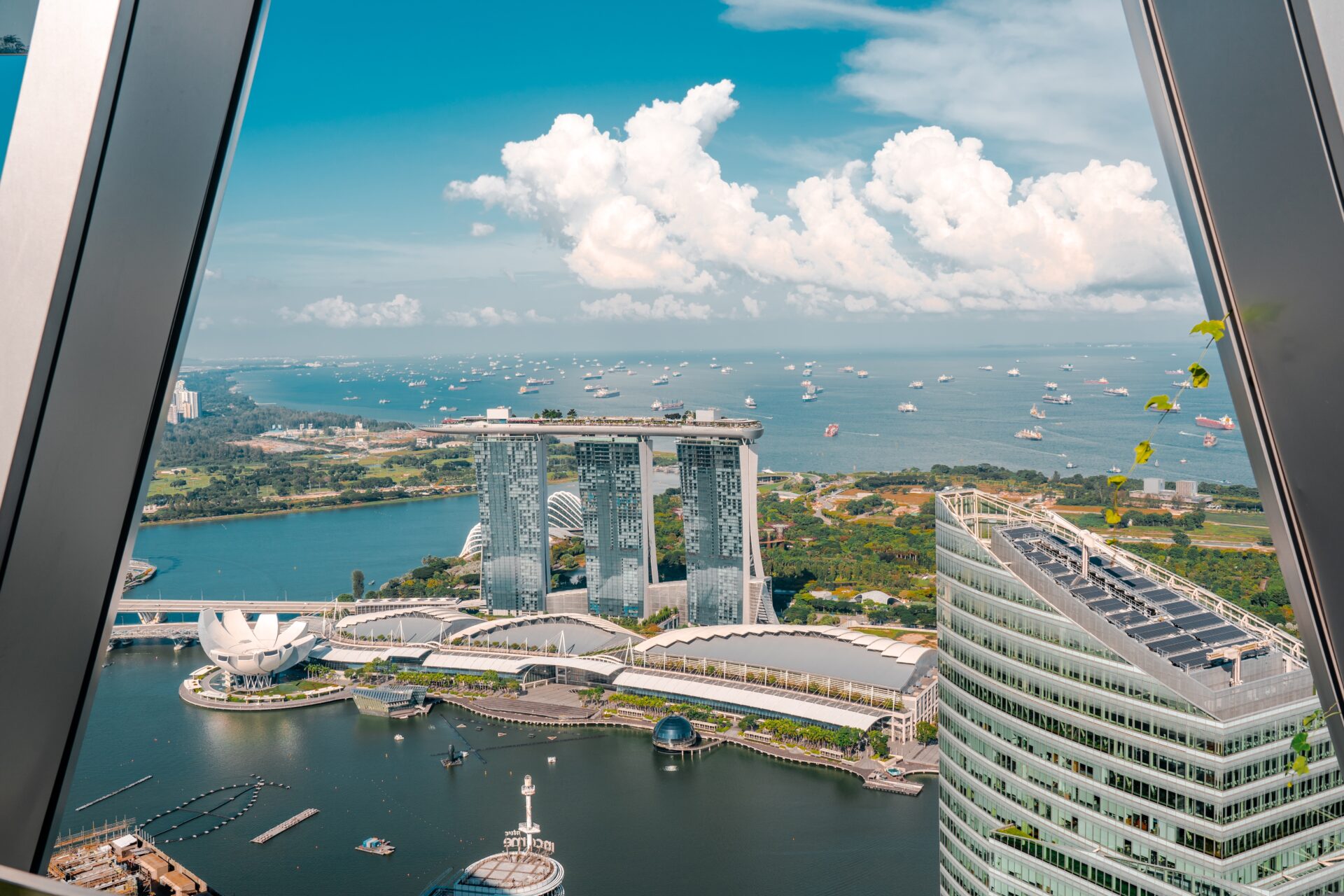 Marina Bay Sands and the Singapore skyline
